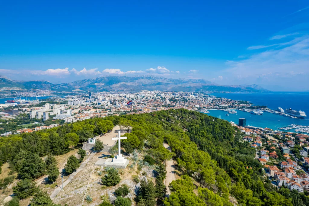 View from Marjan Forest Park highest viewpoint 1 1024x682