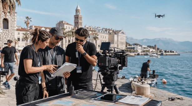 Filming in Croatia